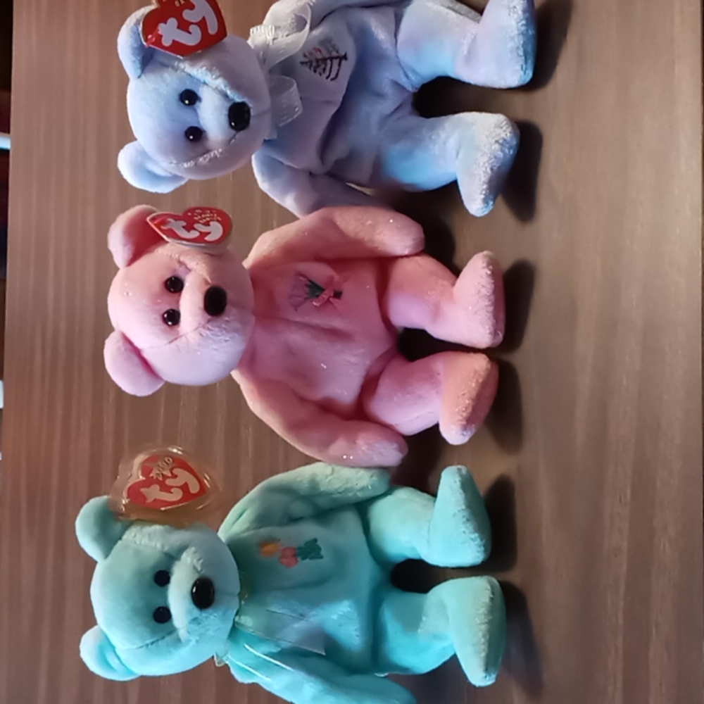 Lot of 3 Ty Beanie Babies